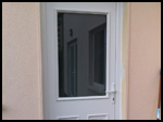 White Composite Back Door