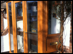 Light Oak French Doors Front Porch