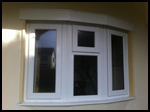 White uPVC bay window and sill?